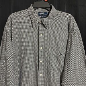 Polo Ralph Lauren Lowell Sport Plaid Button Up Long Sleeve Shirt size XL